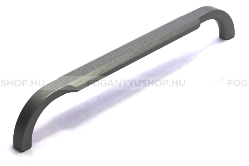 RUJZ DESIGN Bútor fogantyú - 696.15 - Szálcsiszolt szürke  - Zamak fém ötvözet - Több méretben gyártott színes fém bútorfogantyú