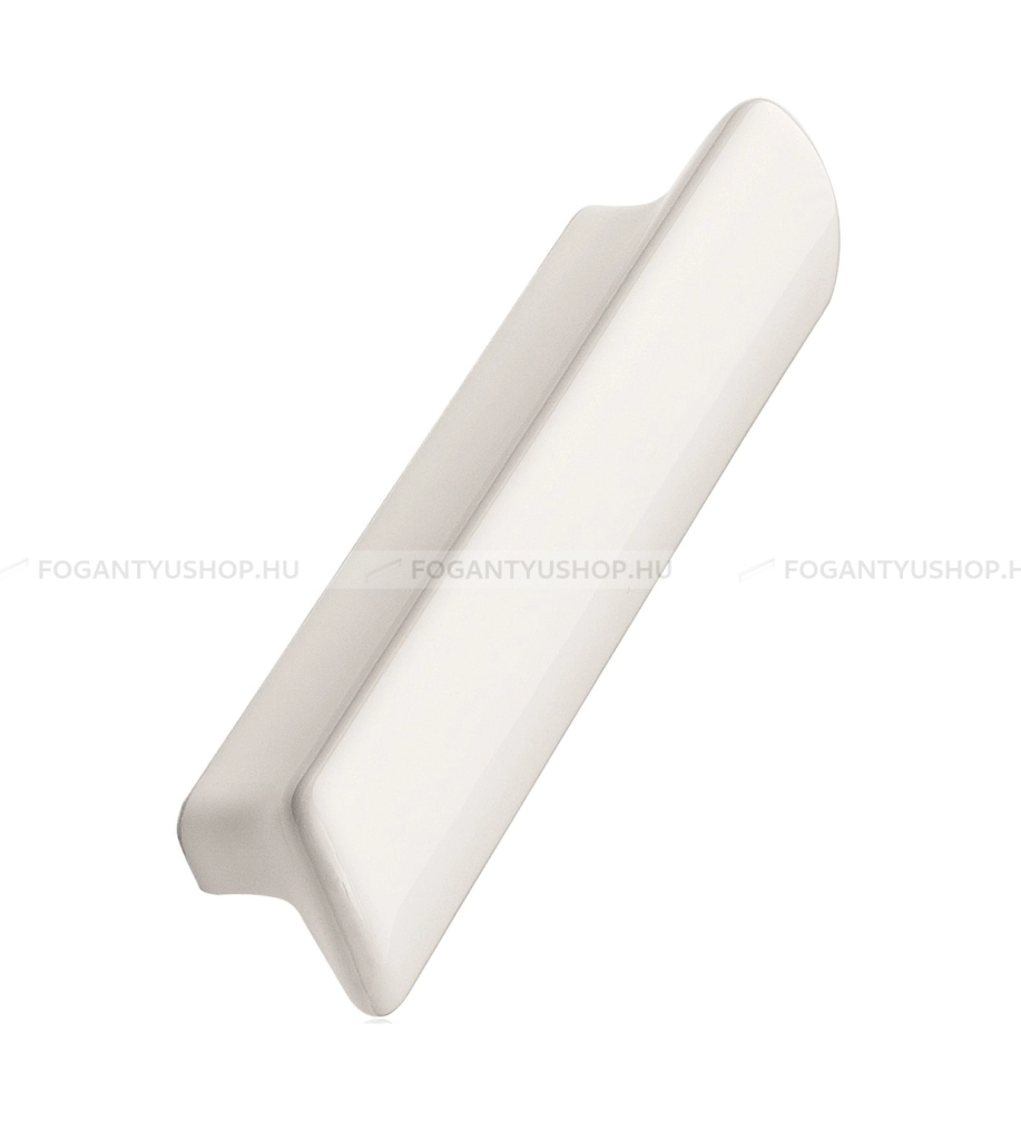 FURNIPART Fogantyú - VANILLA HANDLE 96 Festett 0 - furattáv 96 mm - Fehér 0 - Porcelán - Porcelánnal kombinált antikolt fém bútorfogantyú