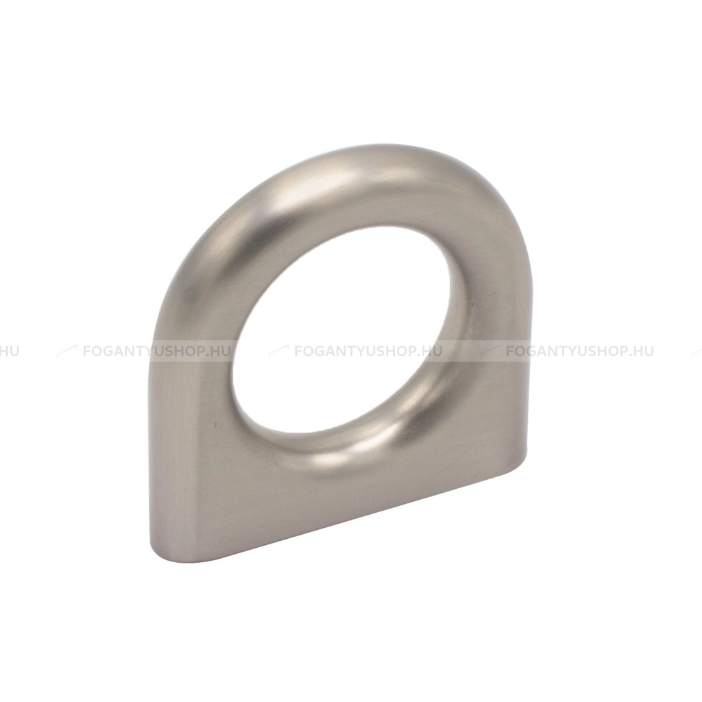 FURNIPART Bútorgomb - LUCK KNOB 32 - furattáv 32 mm - Szálcsiszolt 66 - Zamak fém ötvözet - Fém gombfogantyú, bútorgomb (szögletes, kerek)