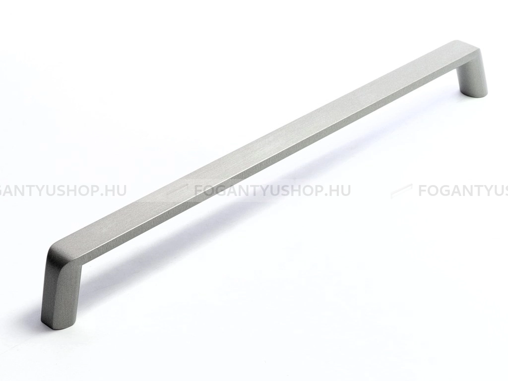 RUJZ DESIGN Bútorfogantyú - 580.26 - Ezüst inox (szálcsiszolt) SNiL - Zamak fém ötvözet - Több méretben gyártott fém bútorfogantyú