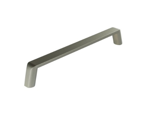 RUJZ DESIGN Bútorfogantyú - 580.26 - Ezüst inox (szálcsiszolt) SNiL - Zamak fém ötvözet - Több méretben gyártott fém bútorfogantyú