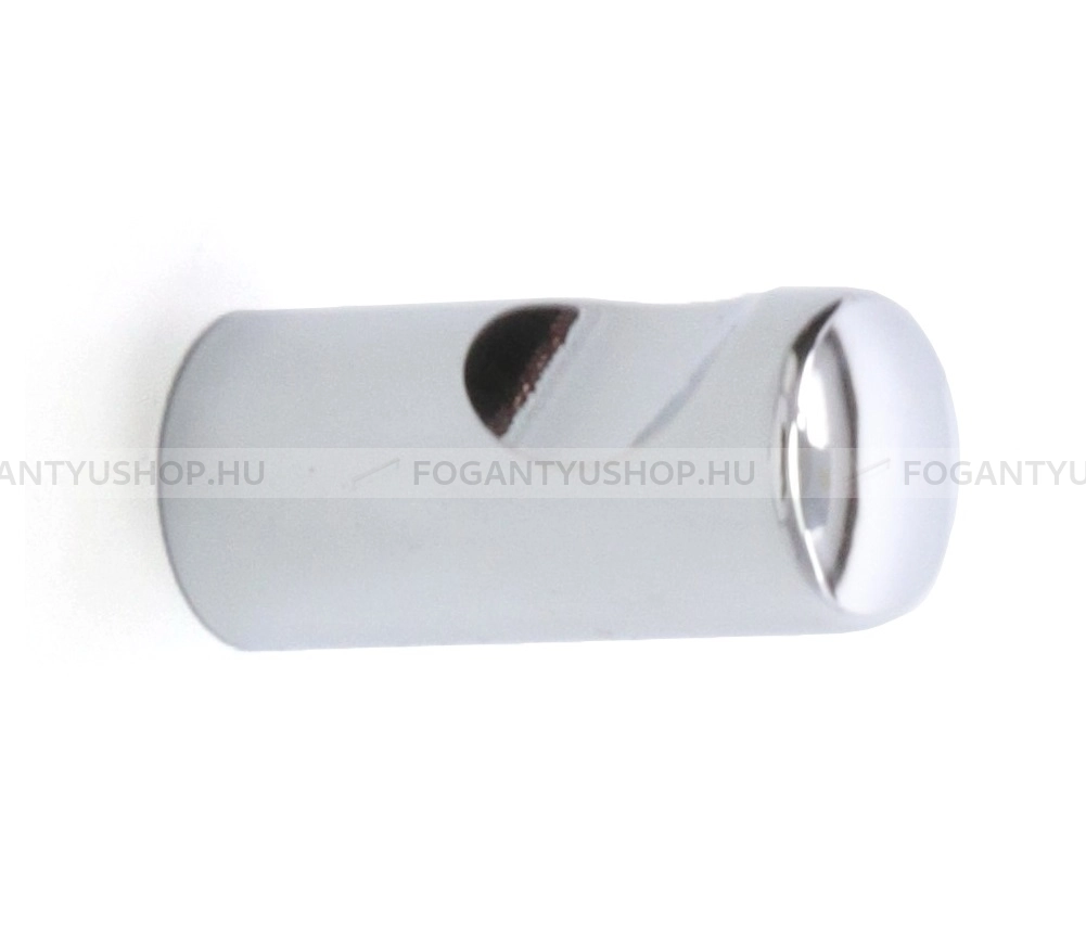 RUJZ DESIGN Bútorgomb - 805.13 - 1 furatos - Fényes króm Cr - Alumínium - Fém gombfogantyú, bútorgomb (szögletes, kerek)