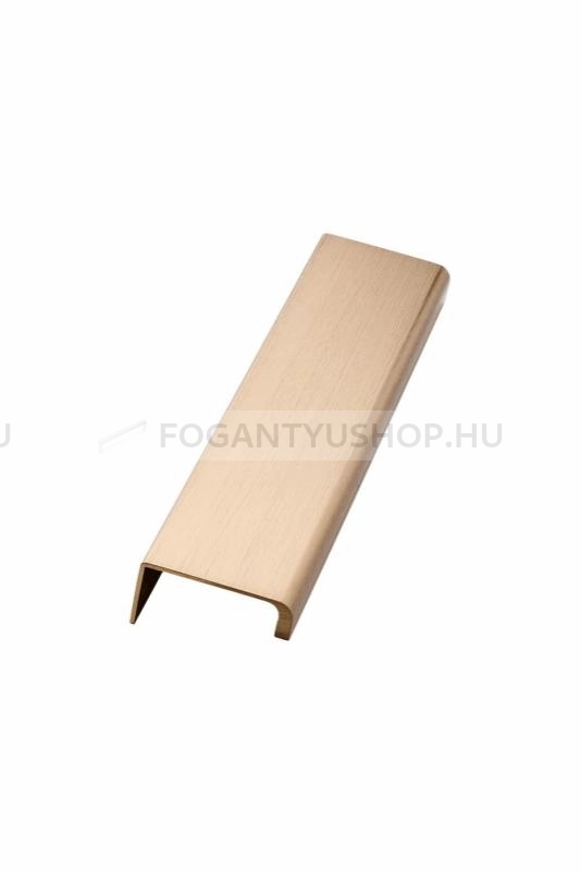 FURNIPART Fogantyú - ARTISAN II. - Csiszolt sárgaréz 31 - Alumínium - Bútorajtó élére ültethető színes fém fogantyú
