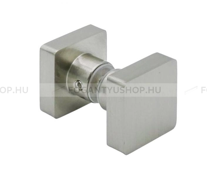 DUALHW CUBE zuhanykabinhoz üvegajtóhoz (G 39 SC) - Szálcsiszolt - Réz - Kétoldalas fém fogantyú üvegajtóhoz, zuhanykabinhoz