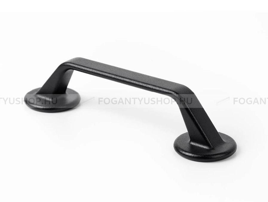 VIEFE Bútorfogantyú - OTO 128 Színes ZM22 - furattáv 128 mm - Texturált fekete ZM22 - Zamak fém ötvözet - Egy méretben gyártott színes fém bútorfogantyú