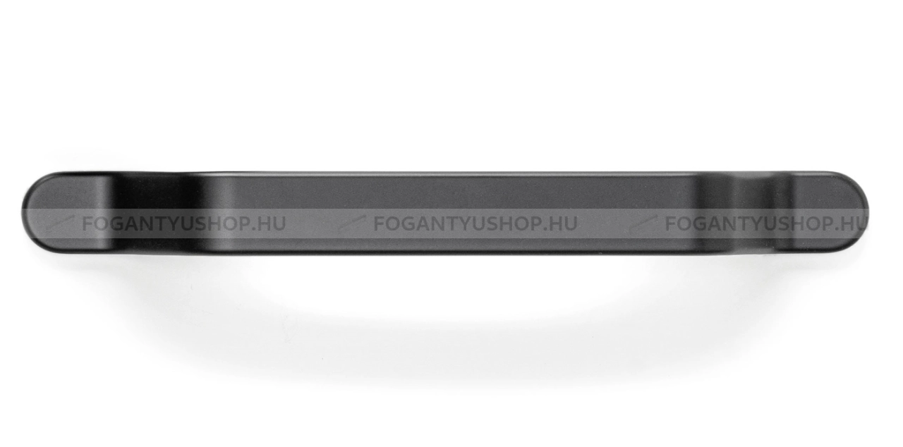 VIEFE Bútorfogantyú - BELT 160 Festett - furattáv 160 mm - Matt fekete ZM2 - Zamak fém ötvözet - Egy méretben gyártott színes fém bútorfogantyú