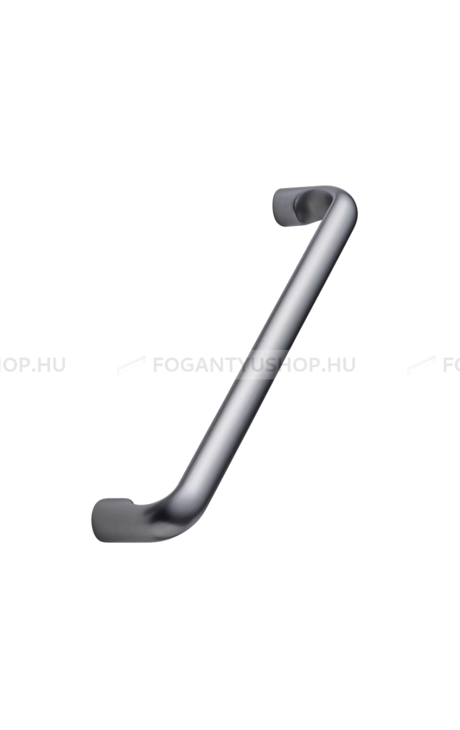 FURNIPART Fogantyú - CARVE - Csiszolt antracit  - Zamak fém ötvözet - Több méretben gyártott színes fém bútorfogantyú