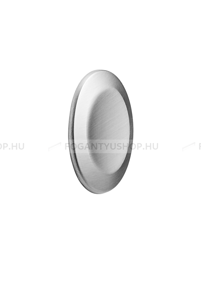 FURNIPART Gombfogantyú - DISC - 1 furatos - Ezüst inox (szálcsiszolt) SNiL - Zamak fém ötvözet - Fém gombfogantyú, bútorgomb (szögletes, kerek)