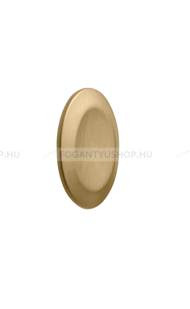 FURNIPART Gombfogantyú - DISC - 1 furatos - Szálcsiszolt sárgaréz I.  - Zamak fém ötvözet - Színes fém gombfogantyú, bútorgomb