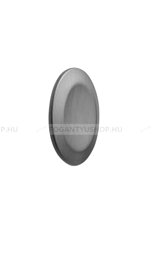 FURNIPART Gombfogantyú - DISC - 1 furatos - Csiszolt antracit  - Zamak fém ötvözet - Színes fém gombfogantyú, bútorgomb