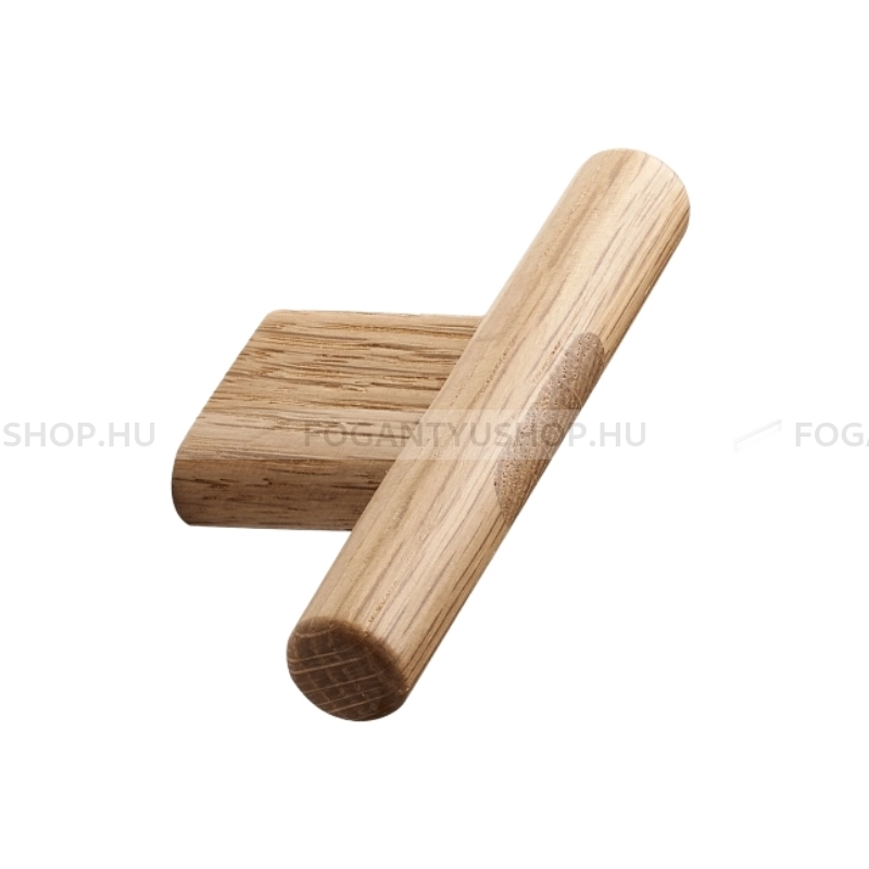 FURNIPART Bútorfogantyú - JOIN 16 Tölgyfa - furattáv 16 mm - Lakkozott tölgy 052 - Fa - Fa bútorfogantyú