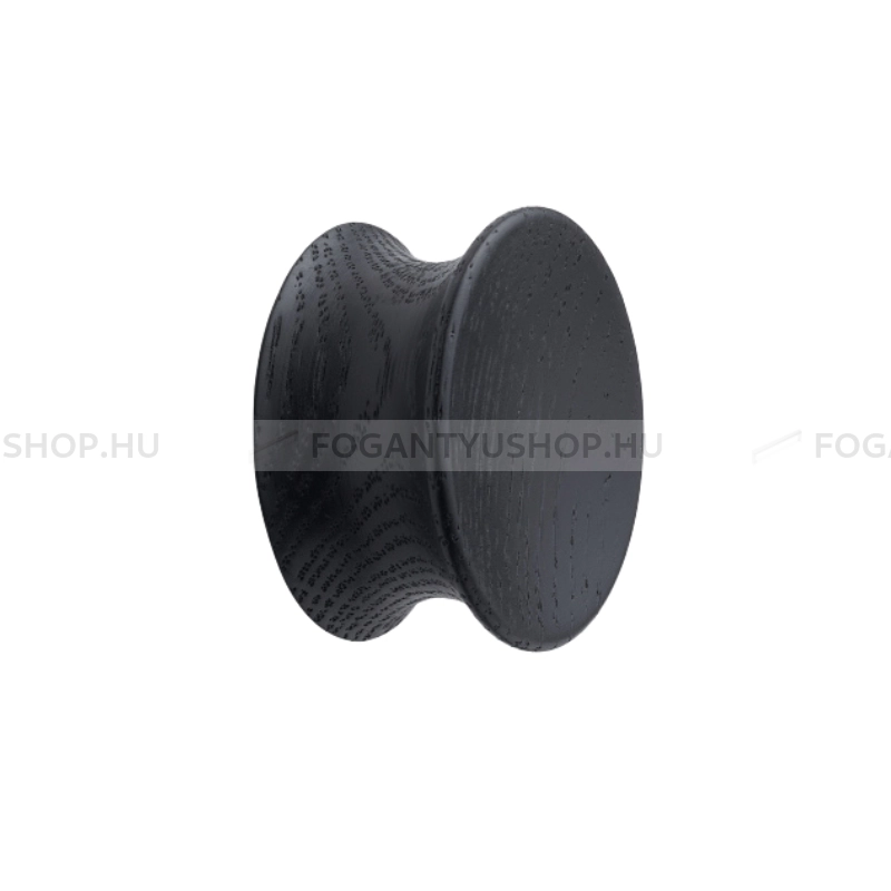 FURNIPART Bútor fogantyú - PULLEY - 1 furatos - Fekete tölgy 992 - Fa - Fa bútorfogantyú