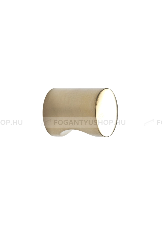 FURNIPART Bútorgomb - TUMBLER 15 - 1 furatos - Polírozott sárgaréz 15 - Réz - Színes fém gombfogantyú, bútorgomb
