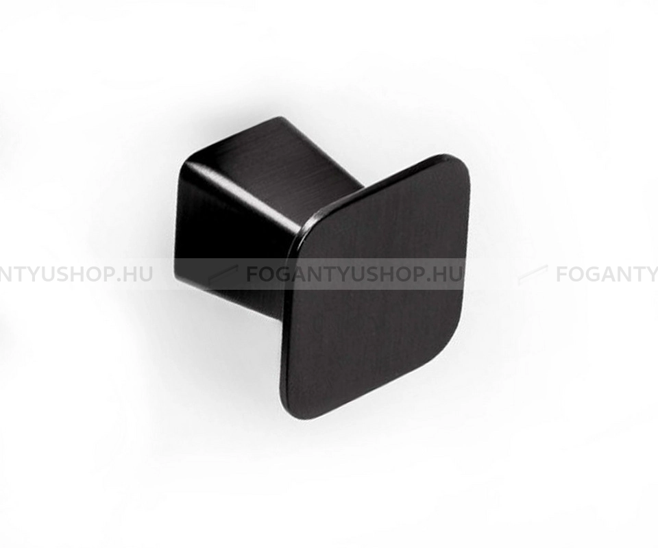 VIEFE Gomb fogantyú - PRISM - 1 furatos - Fényes fekete titán Z03 - Zamak fém ötvözet - Színes fém gombfogantyú, bútorgomb