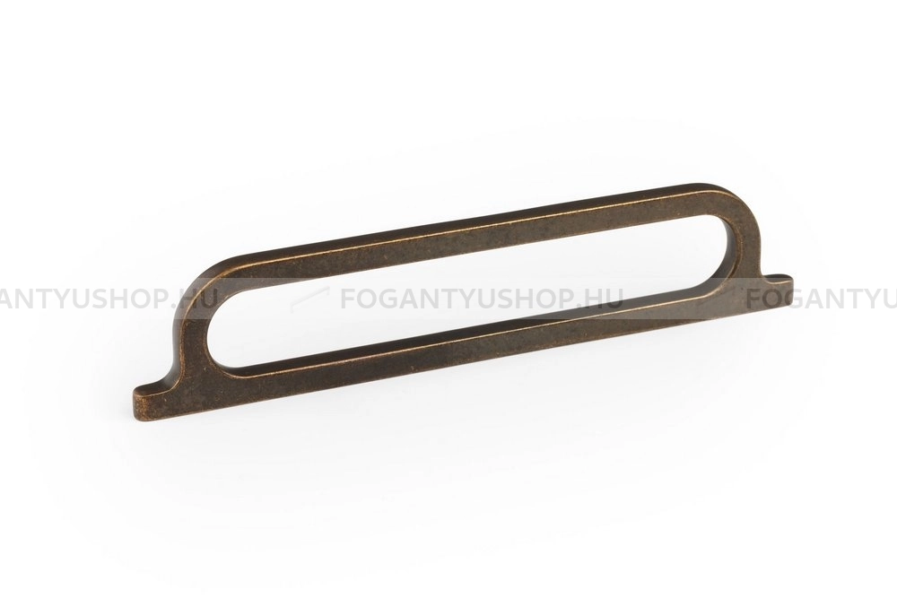 VIEFE Bútor fogantyú - OMEGA 160 Z623 - furattáv 160 mm - Rusztikus sárgaréz Z623 - Zamak fém ötvözet - Klasszikus, vintage, antik fém bútorfogantyú