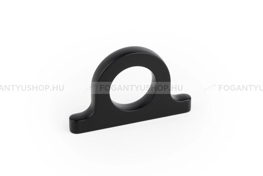 VIEFE Gomb fogantyú - OMEGA 32 Festett - furattáv 32 mm - Matt fekete ZM2 - Zamak fém ötvözet - Színes fém gombfogantyú, bútorgomb