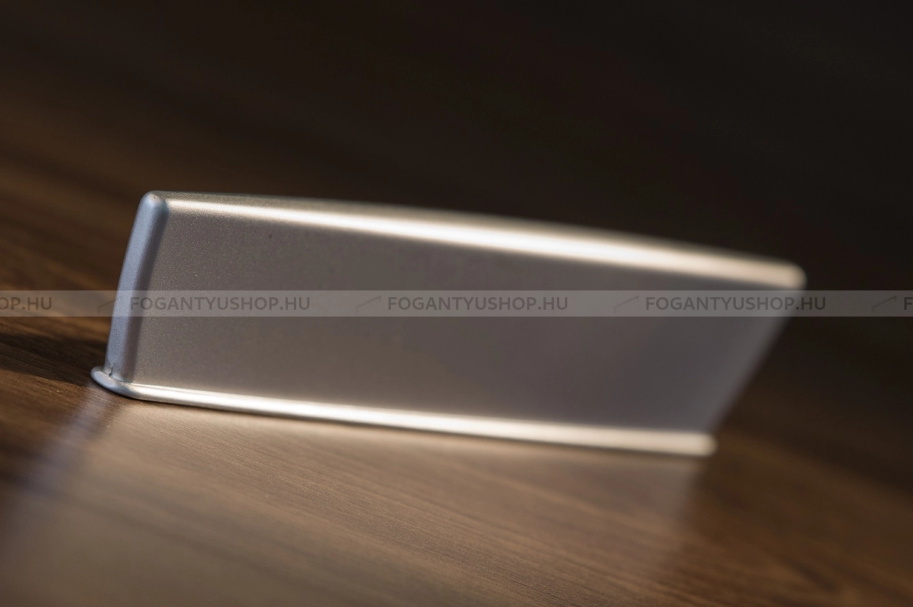 RUJZ DESIGN Fogantyú - 291.10 - Ezüst inox (szálcsiszolt) SNiL - Zamak fém ötvözet - Több méretben gyártott fém bútorfogantyú