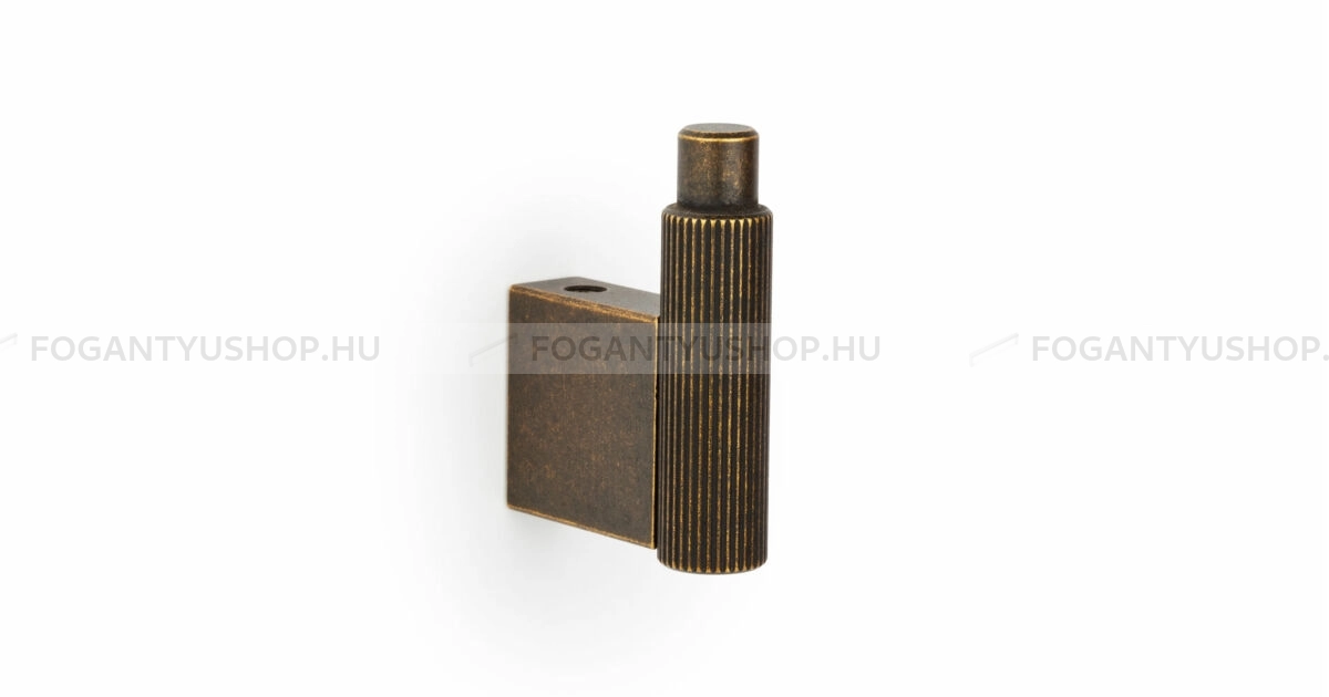 VIEFE Fogas - ARPA L623 - Rusztikus sárgaréz L623 - Alumínium - Egy akasztós fogas