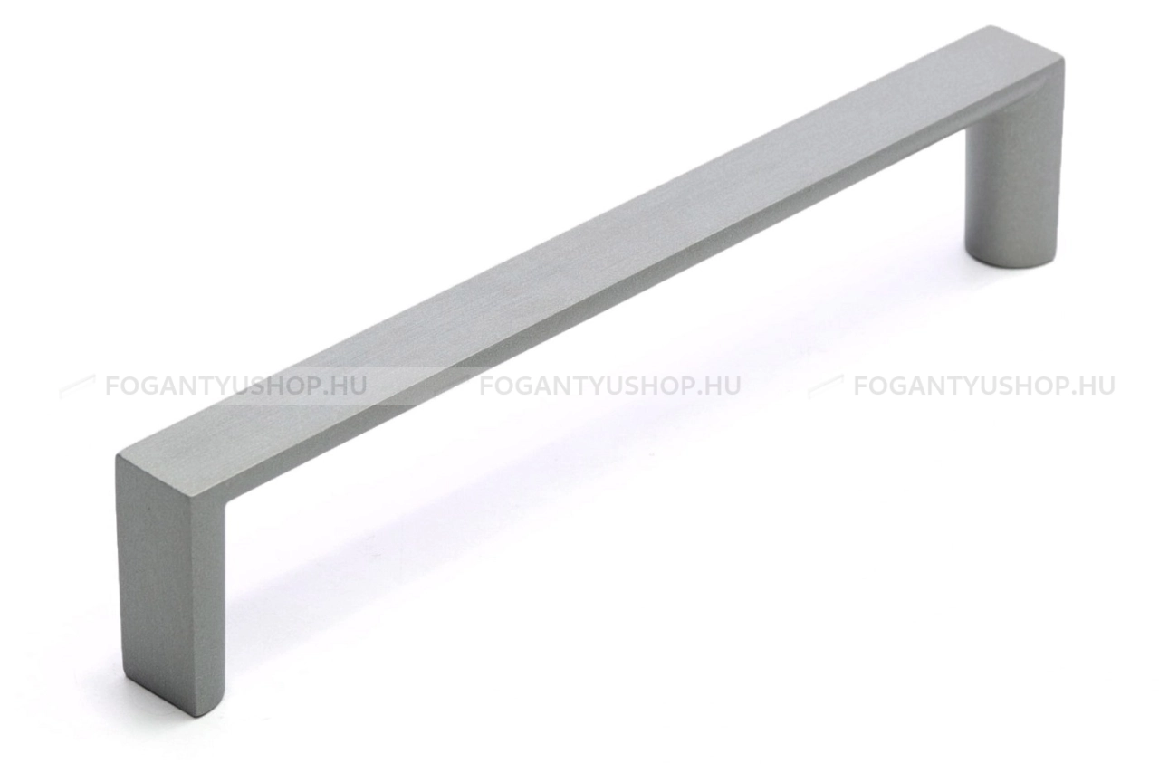 RUJZ DESIGN Fogantyú - 415.26r - Ezüst inox (szálcsiszolt) SNiL - Zamak fém ötvözet - Több méretben gyártott fém bútorfogantyú