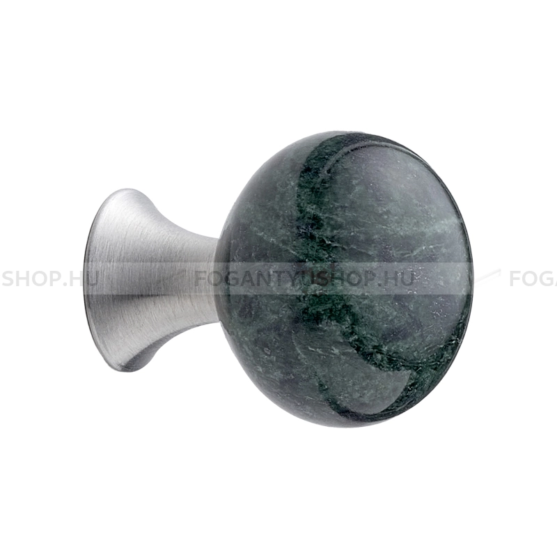 FURNIPART Bútorfogantyú - BEAD - Fekete-fehér márvány minta  - Inox - Márvány anyagból készült bútorfogantyúk