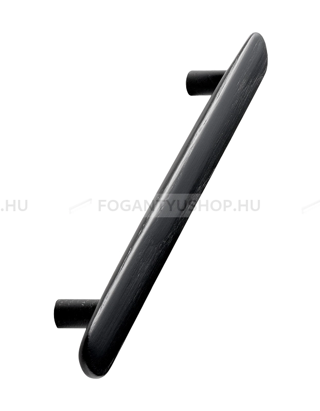 FURNIPART Fogantyú - BRUTUS 160 - furattáv 160 mm - Feketére pácolt kőrisfa  - Fa - Fa bútorfogantyú