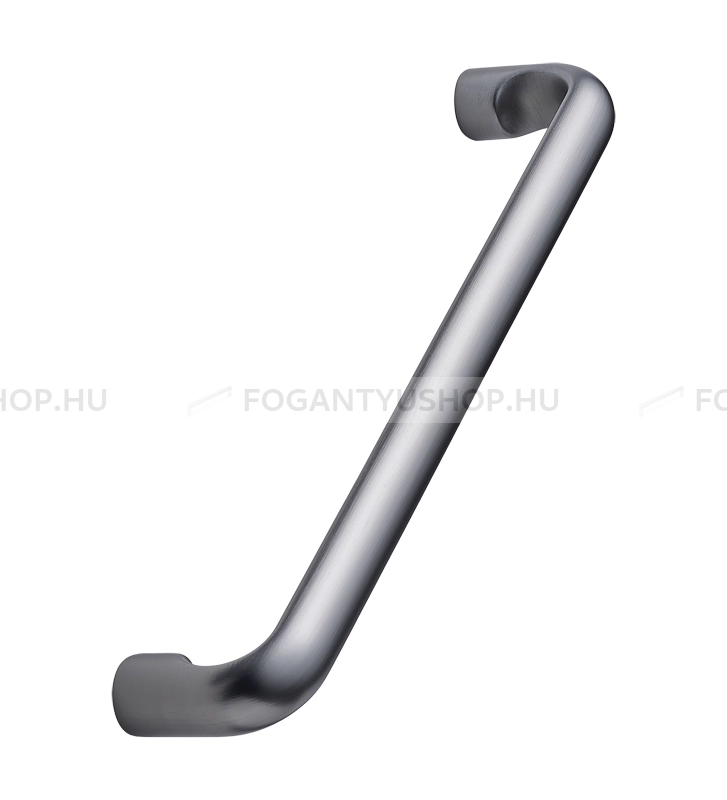 FURNIPART Bútor fogantyú - CARVE - Csiszolt antracit  - Zamak fém ötvözet - Több méretben gyártott fém bútorfogantyú