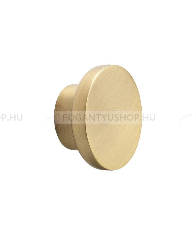 FURNIPART Gombfogantyú - CIRCLE 35 - 1 furatos - Sötét csiszolt arany 35 - Zamak fém ötvözet - Színes fém gombfogantyú, bútorgomb
