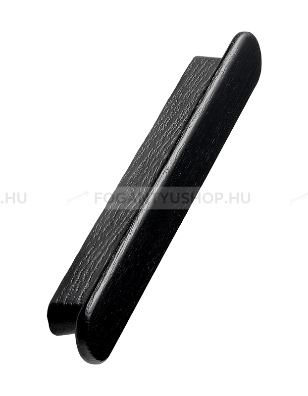 FURNIPART Bútor fogantyú - CLASSIS 160 - furattáv 160 mm - Feketére pácolt kőrisfa  - Fa - Fa bútorfogantyú