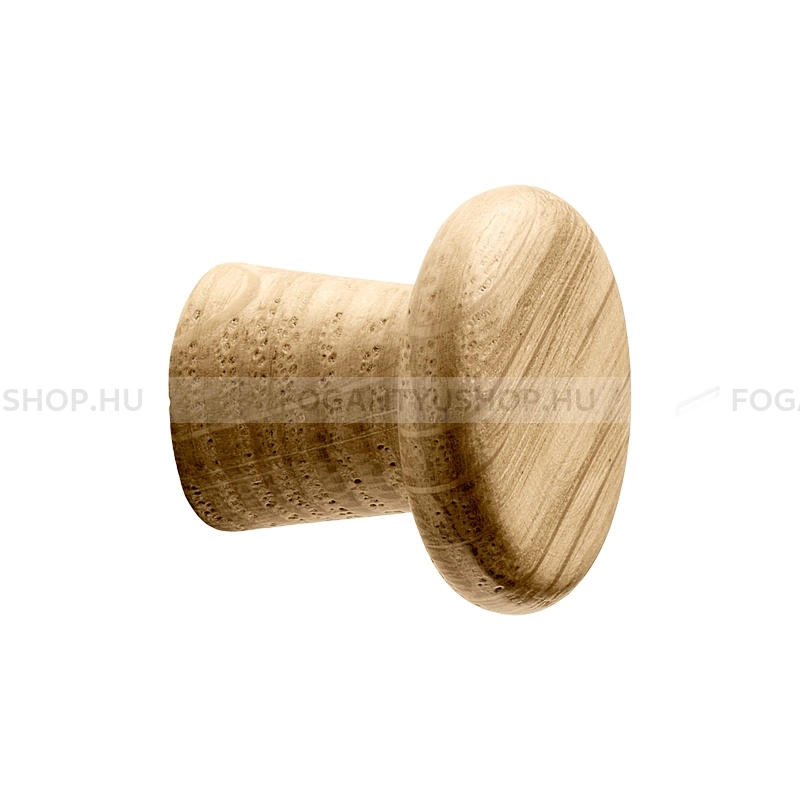 FURNIPART Bútorfogantyú - CLASSIS Tölgyfa - 1 furatos - Tölgyfa hrast - Fa - Fa bútorfogantyú