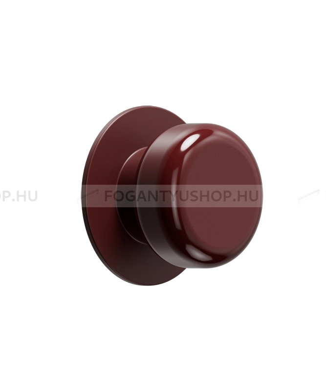 FURNIPART Gomb fogantyú - COLETTE 16 Festett bordó - furattáv 16 mm - Festett bordó RAL 3004 - Zamak fém ötvözet - Színes fém gombfogantyú, bútorgomb
