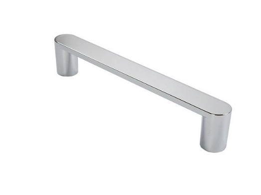 RUJZ DESIGN Bútorfogantyú - 498.16 - Fényes króm Cr - Zamak fém ötvözet - Több méretben gyártott fém bútorfogantyú
