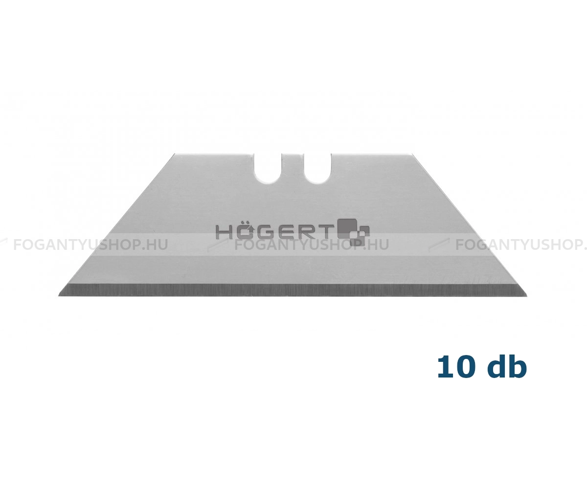 HÖGERT HT4C667 Penge készlet barkács szikéhez trapéz forma 10 db Visszahúzható 19 - Műanyag - Szikék, tapétavágók, kések, sniccerek