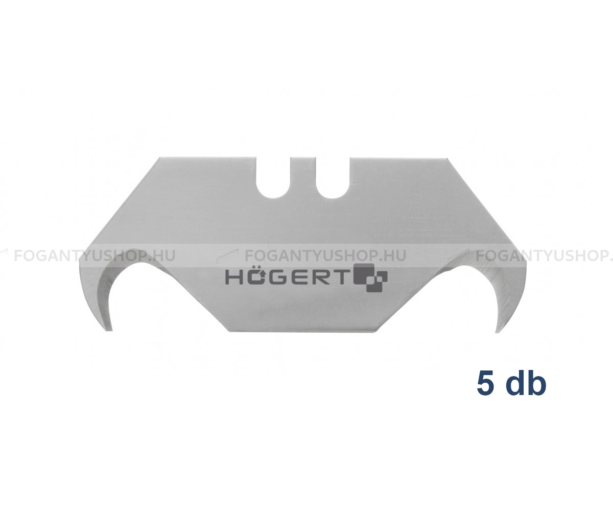 HÖGERT HT4C668 Penge készlet barkács szikéhez kampós trapéz forma 5 db Visszahúzható 19 - Műanyag - Szikék, tapétavágók, kések, sniccerek