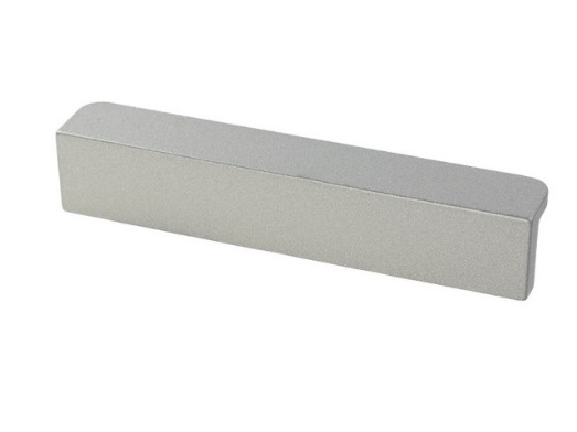 RUJZ DESIGN Bútor fogantyú - 527.13 - Ezüst inox (szálcsiszolt) SNiL - Zamak fém ötvözet - Több méretben gyártott fém bútorfogantyú