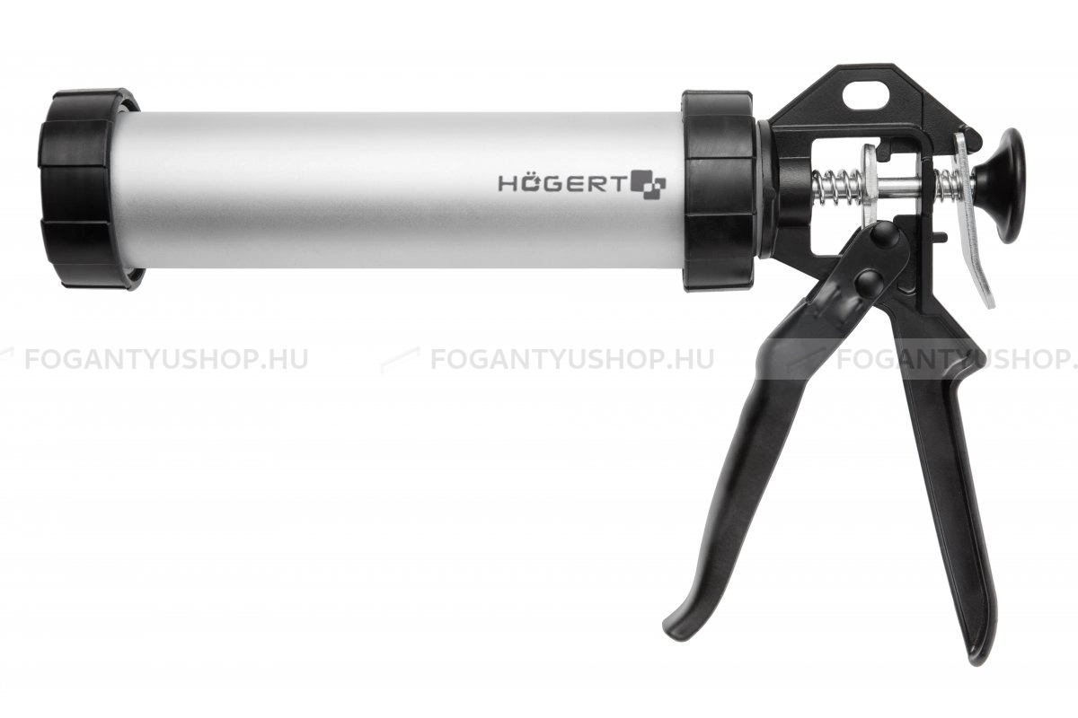 HÖGERT HT4R405 Kinyomópisztoly (szilikon pisztoly) tömítőanyagokhoz ragasztóhoz 300 ml es tubusokhoz - Ragasztó pisztoly, kinyomó pisztoly, purhab pisztoly