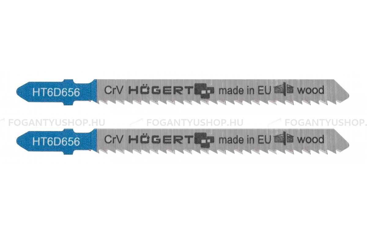 HÖGERT HT6D656 2 Szúrófűrészlap dekopír fűrészlap munkalapokhoz 2db os 100 10 TPI CrV - Kézifűrészek, dekopír fűrész lapok
