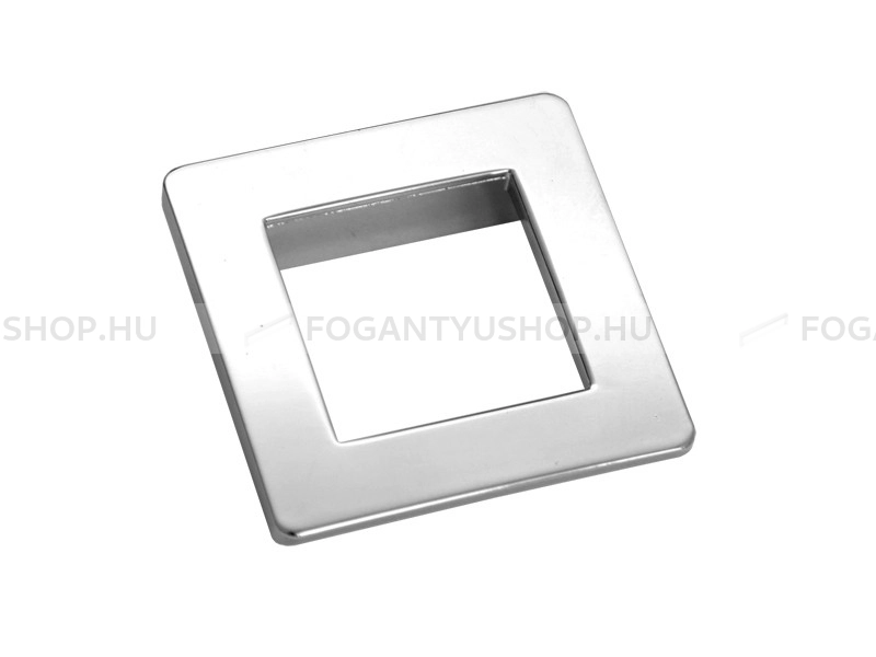 RUJZ DESIGN Gombfogantyú - 32 557.02 - furattáv 32 mm - Ezüst inox (szálcsiszolt) SNiL - Zamak fém ötvözet - Fém gombfogantyú, bútorgomb (szögletes, kerek)