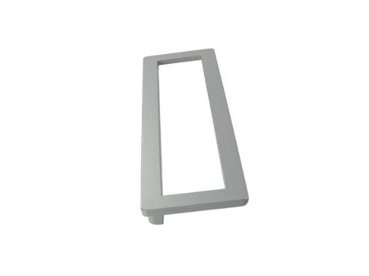 RUJZ DESIGN Bútor fogantyú - 128 557.04 - furattáv 128 mm - Matt króm MCrL - Zamak fém ötvözet - Egy méretben gyártott fém bútorfogantyú