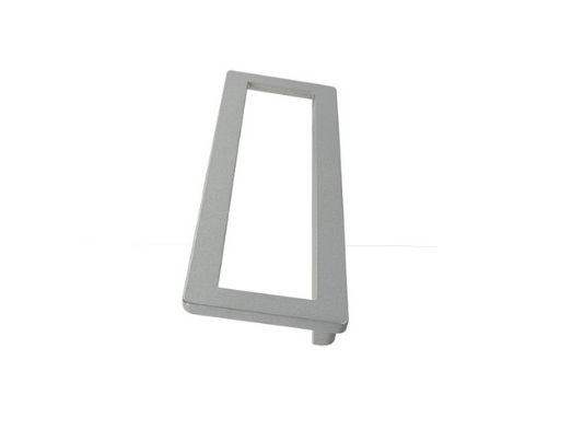 RUJZ DESIGN Bútor fogantyú - 128 557.04 - furattáv 128 mm - Matt nikkel MNiL - Zamak fém ötvözet - Egy méretben gyártott fém bútorfogantyú